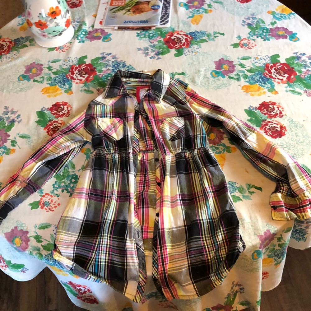 Justice Teen kids Flannel